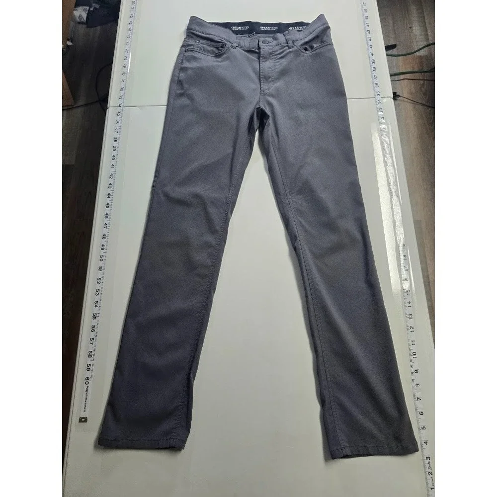 Awareness Kenneth Cole Men's Flex Relaxed Fit Gray Pants Casual Workwear 30x32